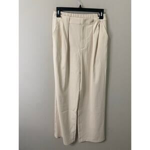 New Peacebird Women's Trouser Pants, Tan Size Large